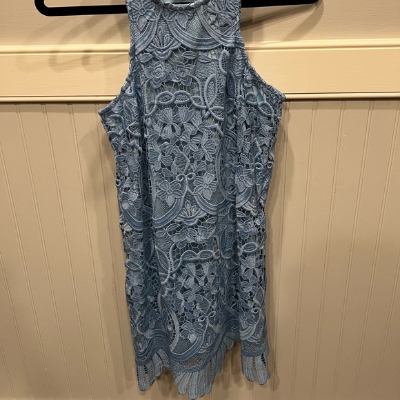 Lovers and Friends Blue Lace Dress - Picture 1 of 2